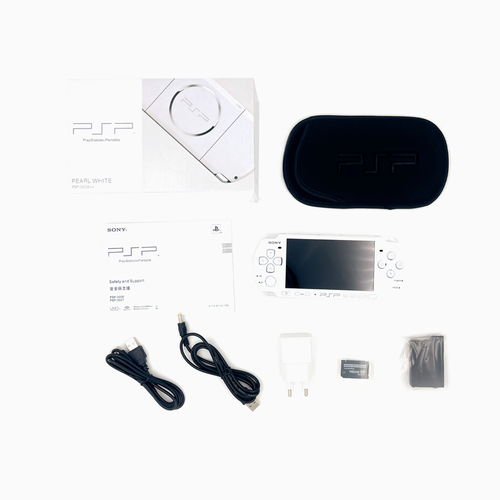 Sony PSP Slim 3006/3008 White(128Gb,350 игр)