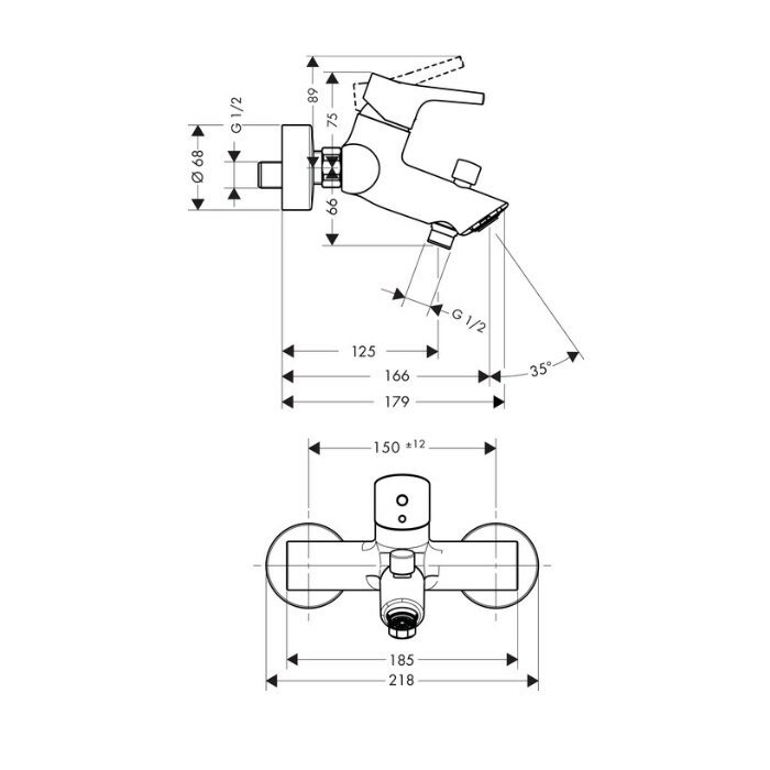Смеситель Hansgrohe - фото №19