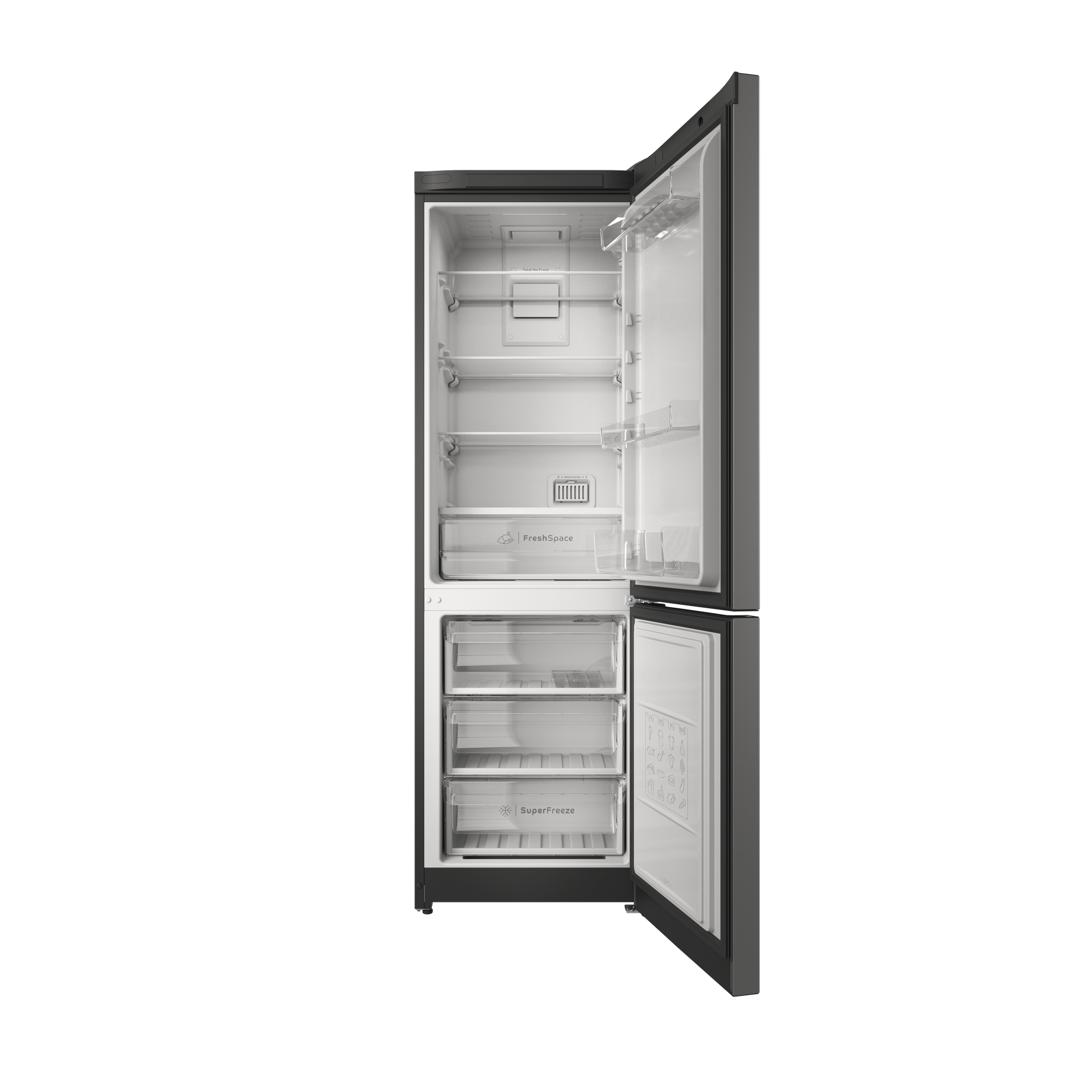 Холодильник Indesit ITS 5180 X, 3 дверных полки, серебристый - фотография № 8