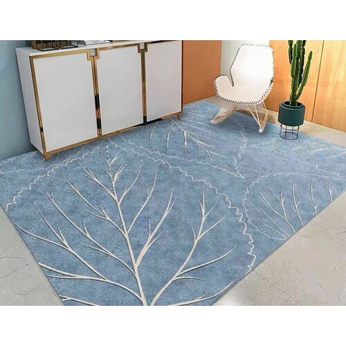 Ковер на пол Ковер Паласыч, 120х160, прикроватный, пушистый, с коротким ворсом, в детскую, в гостиную, в спальню