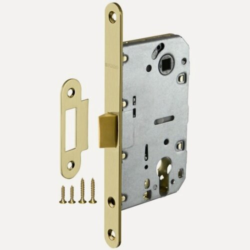 Изображение товара Корпус врезного замка с защёлкой Fuaro PLASTP85C-50 (P85C-50) SG матовое золото
