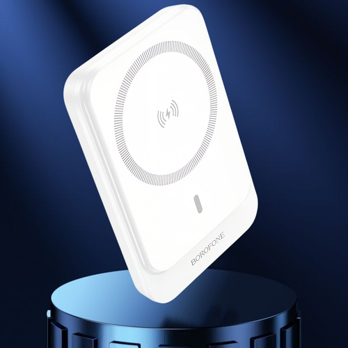 Магнитный беспроводной 10000 mAh повербанк MagSafe Borofone BJ63A Внешний портативный аккумулятор с быстрой зарядкой 190000₽