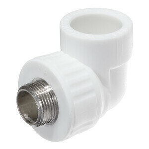 Угол полипропиленовый 32 мм х 3/4 НР(ш)