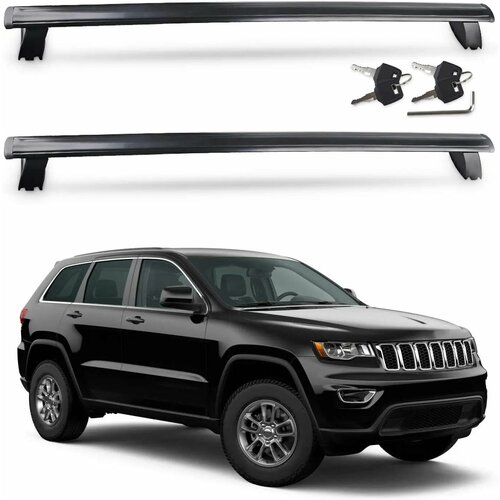 Багажник на крышу для Jeep Grand Cherokee 2011-2021 аксессуары для автомобилей поперечины багажники на крышу багажники с противоугонным замком 13333₽