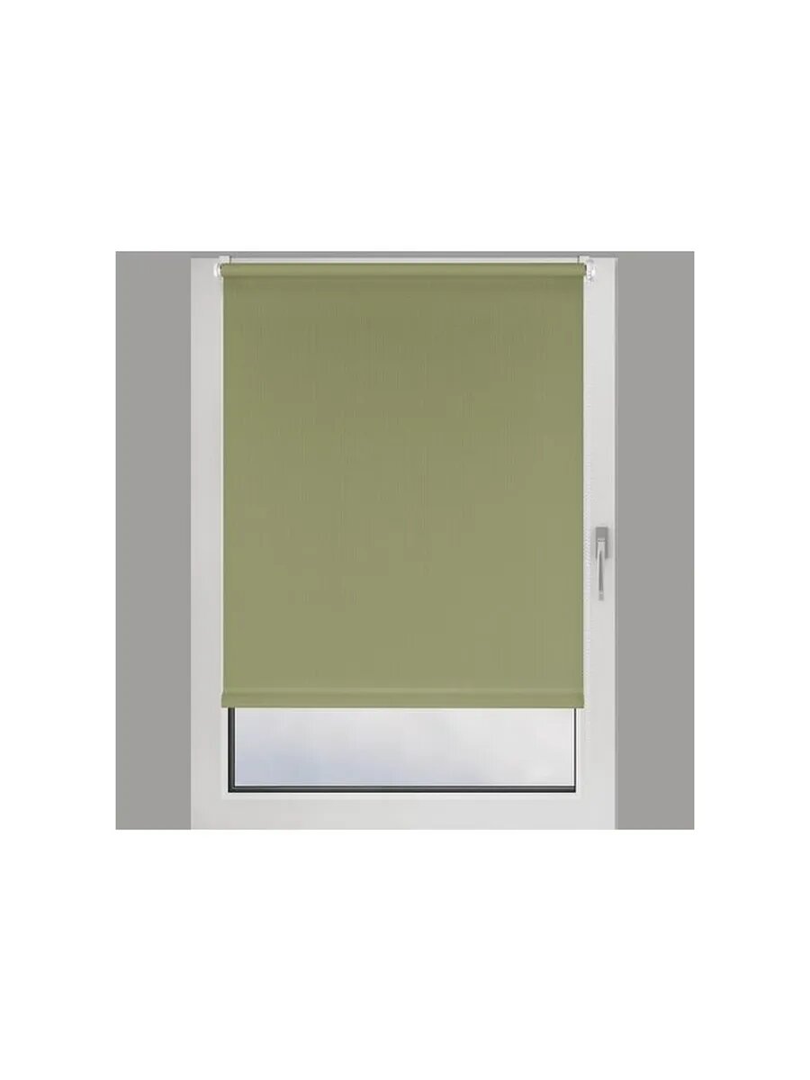 Штора рулонная Shantung 100х150/160 оливковый