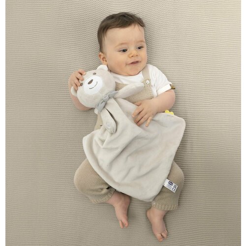 фото Мягкая игрушка комфортер для сна chicco музыкальный мишка maxi с рождения