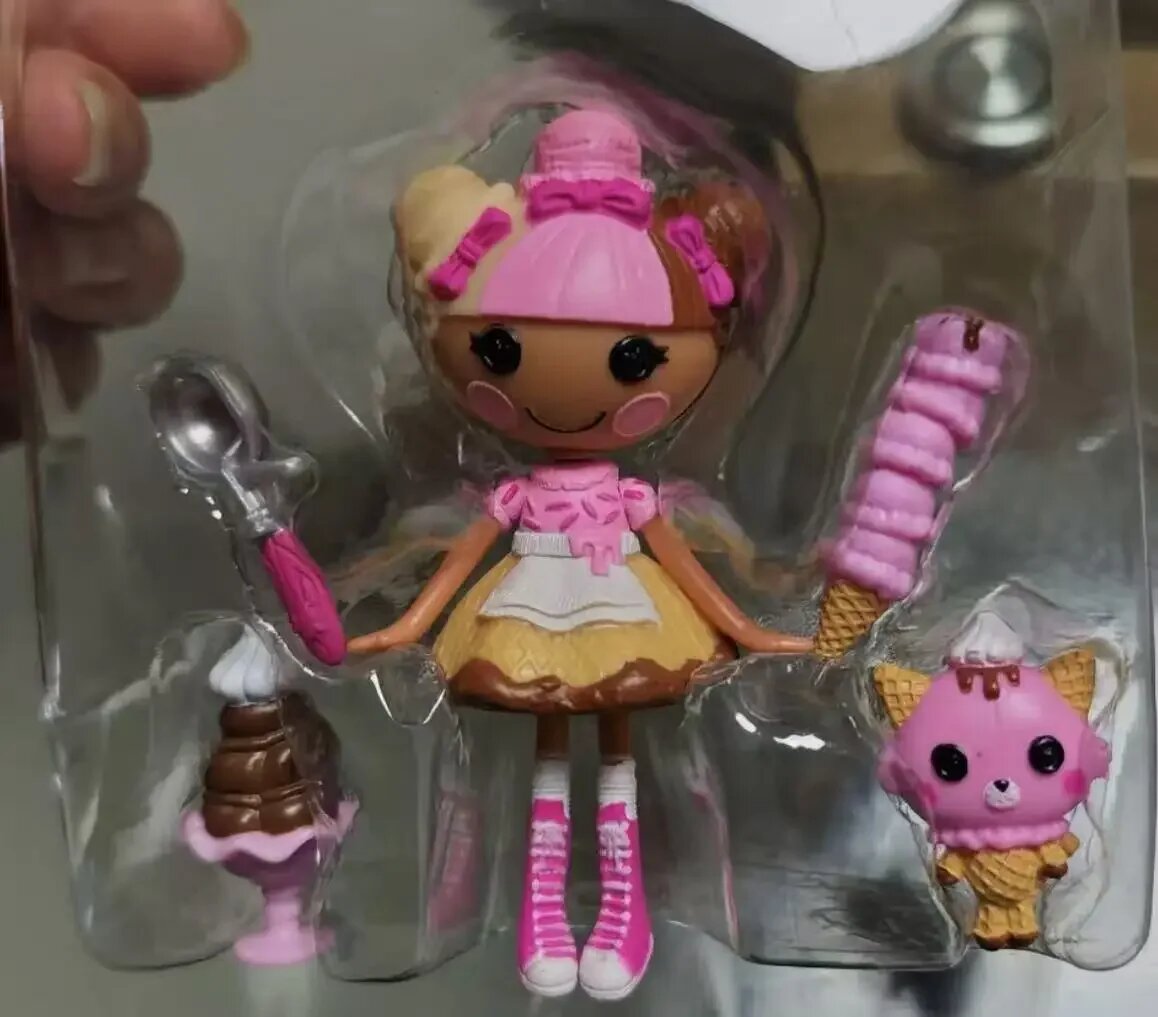 Кукла 8 см, новая кукла Lalaloopsy Mini Lala, фигурка принцессы, куклы для девочек, детские игрушки, мини-куклы для девочек, игрушки, подарки для детей, Розовый