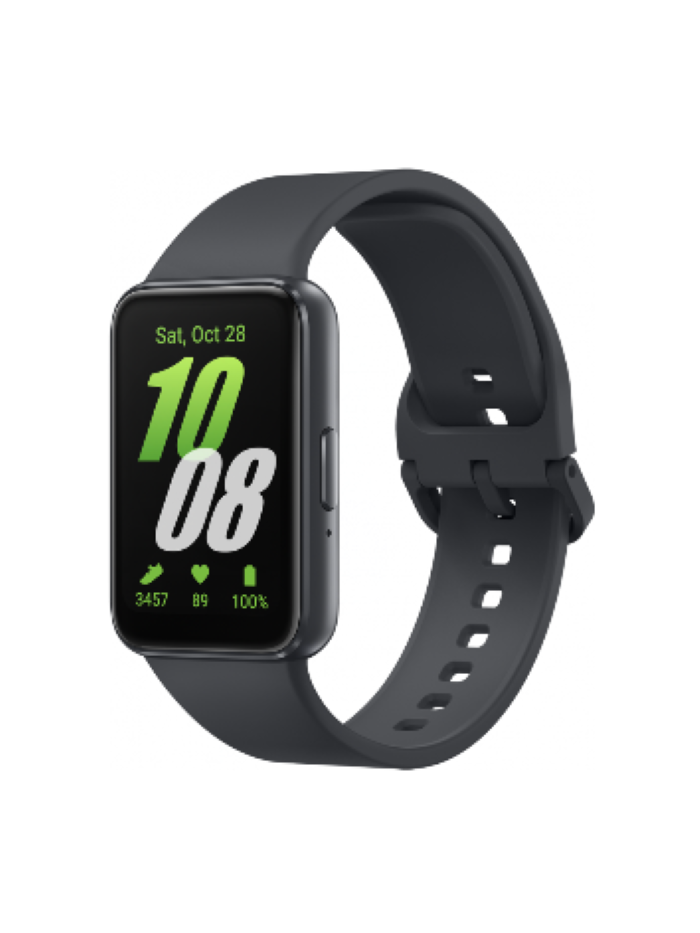 Смарт часы Samsung Galaxy Fit 3, фитнес браслет, R390, графит — фото 1