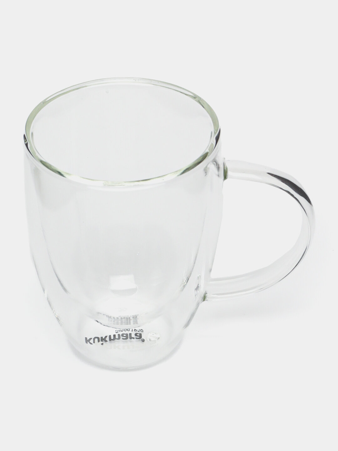 Стеклянная кружка Kukmara с двойным дном, термостойкая, для чая и кофе — фото 1