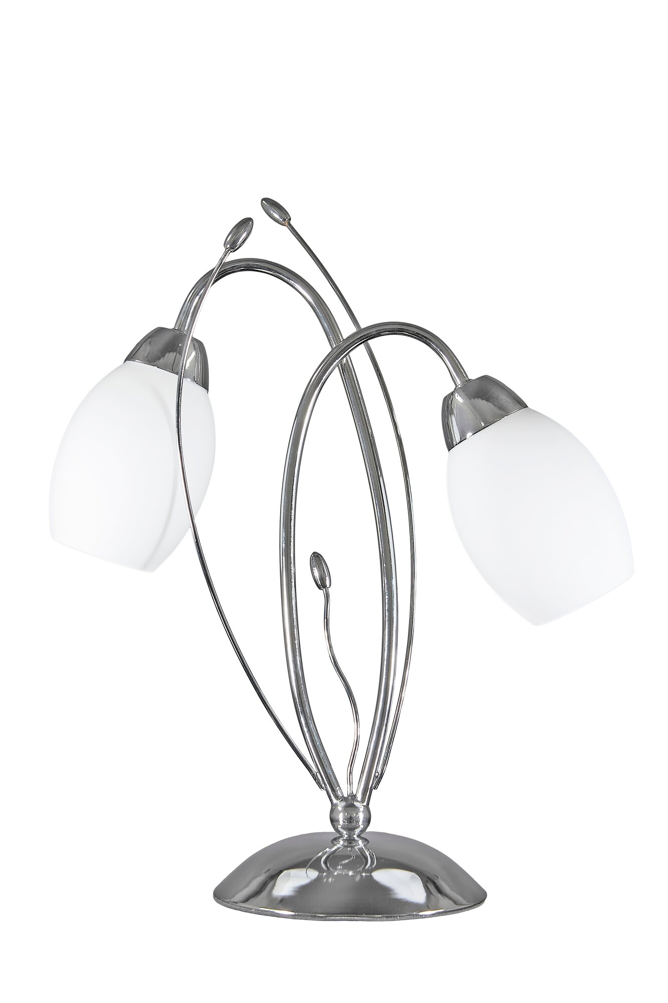 Настольный светильник ESCADA 10161/T E27*60W Chrome/White