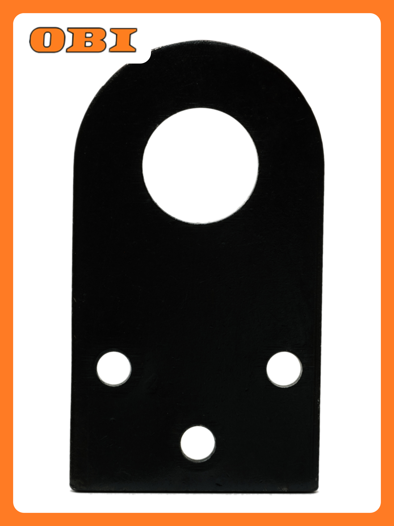 Мебельная проушина Tech-Krep сталь матовая 40x45 мм черная