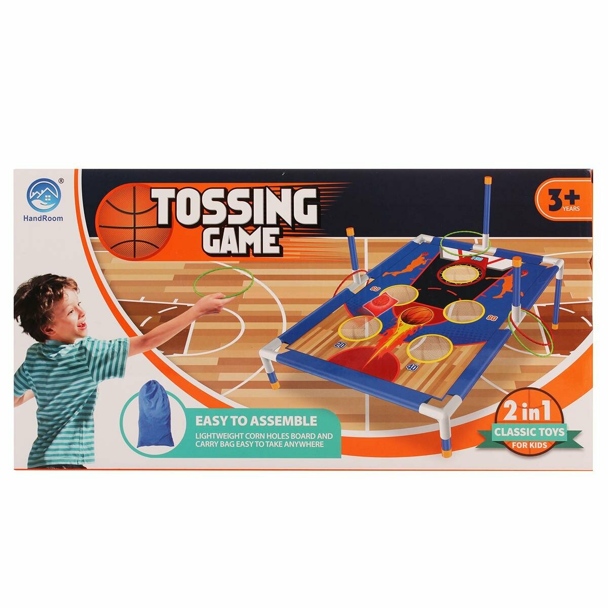 Настольная игра «Tossing Game» для развития координации, пластик, 36,5х19х8 см, 3+, мяч в комплекте