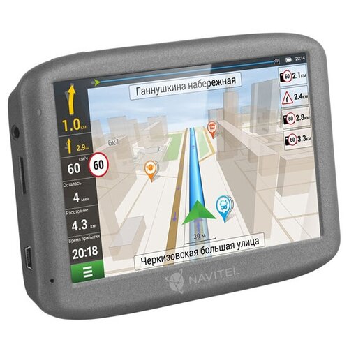 Навигатор Автомобильный GPS Navitel N500 MAG 5 480x272 8Gb microSD черный Navitel навигатор автомобильный gps navitel t737 pro tc500 7 1024x600 16384 microsd bluetooth черный navitel