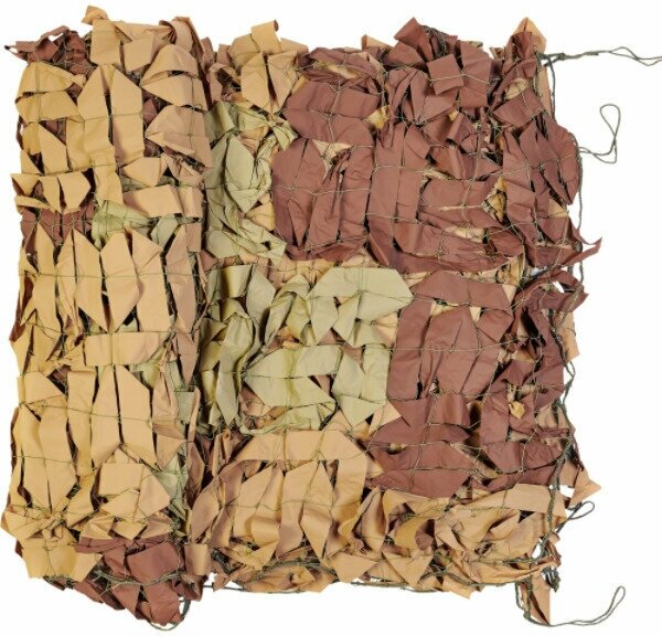 Сетка маскировочная затеняющая 2x3 м, достоверно воссоздает травяной покров, применяется ее для охоты на луговой местности, маскировки в лесу и декорирования объектов
