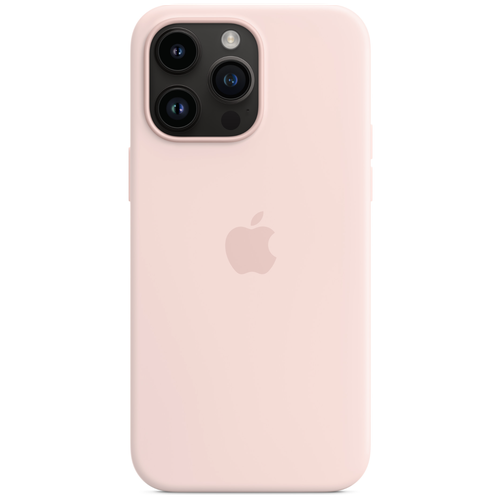 Чехол Apple iPhone 14 Pro Silicone Case with MagSafe Chalk Pink MPTH3