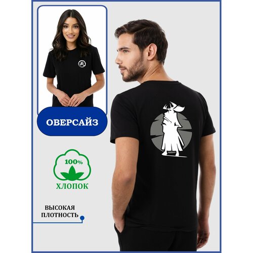 фото Футболка adonis, размер 48/50, черный