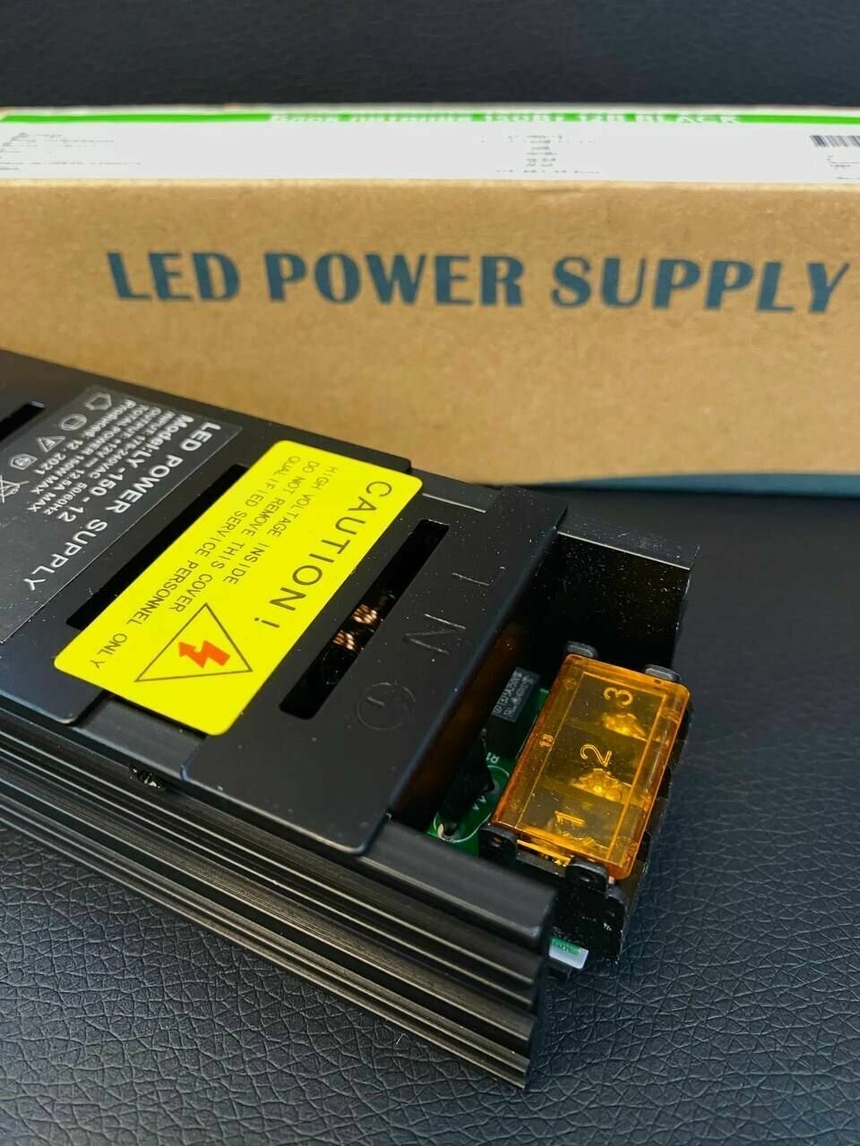 Блок питания LEDS POWER SUPPLY 150Вт 12В BLACK для светодиодных лент