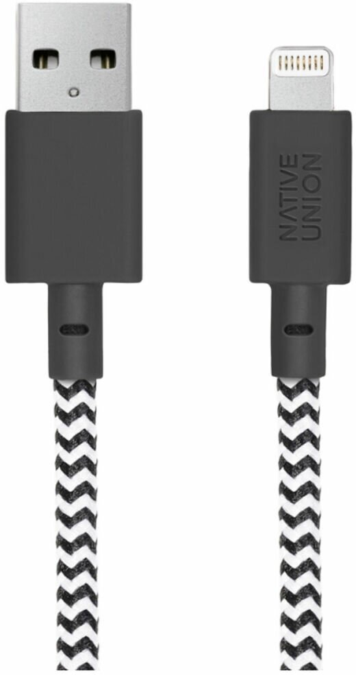 Кабель Native Union, Lightning (m), USB Type-C (m), 1.2м, MFI, черный [belt-kv-cl-cs-bk-2] Noname - фото №6