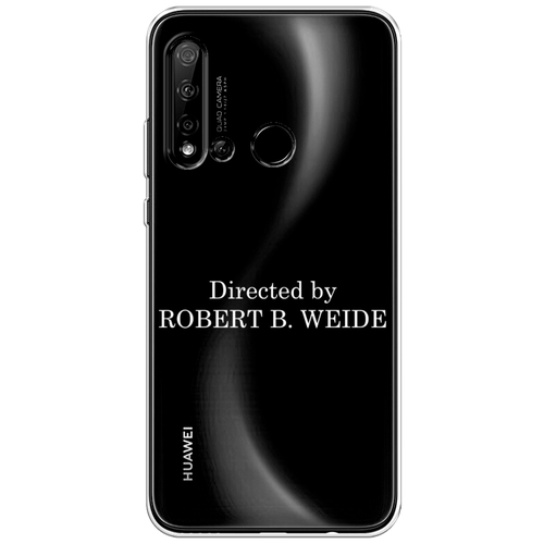 Силиконовый чехол на Huawei Nova 5i / Хуавей Нова 5i Robert B Weide, прозрачный силиконовый чехол на huawei nova 5i хуавей нова 5i robert b weide прозрачный