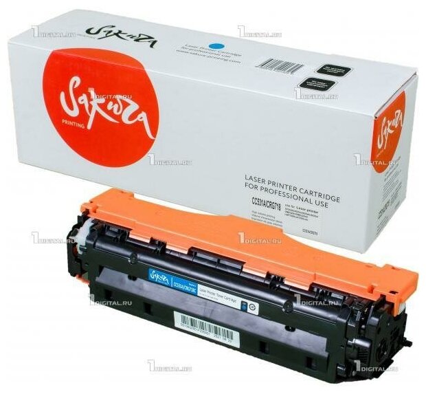 картридж Sakura CC531A/CRG718C - фото №11