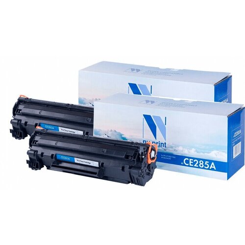 Картридж NV-Print NV-CE285A-SET3 комплект 2 шт картридж лазерный cactus cs ce285as для hp laserjet p1102 p1102w m1212nf ресурс 1600 страниц
