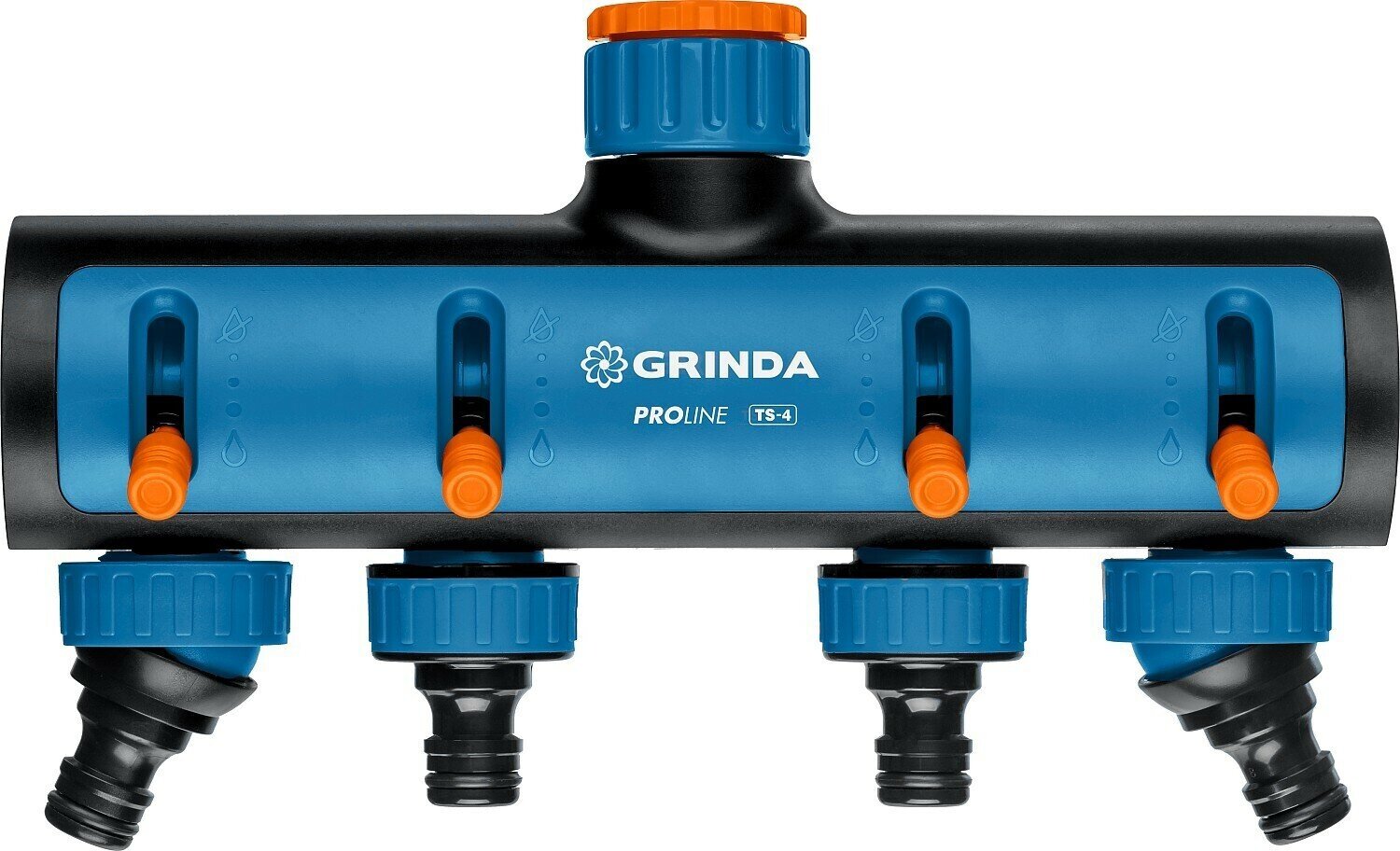 Поливочные распределители GRINDA PROLine TS-4 четырехканальный, с внутренней резьбой 3/4-1 8-426313