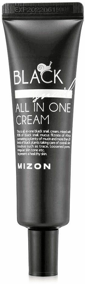 Mizon Black Snail All In One Cream (tube) 35 мл Крем для лица с экстрактом черной улитки