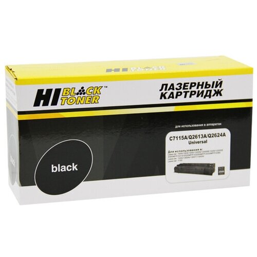 резиновый прижимной вал hp lj 1200 1220 1000w 1005 33xx 1150 1300 lbp 1210 rf0 1002 000 Картридж Hi-Black (HB-C7115A/Q2613A/Q2624A) для HP LJ 1200/1300/1150, Универсальный, 2,5K