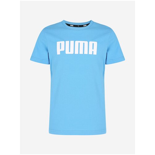 Футболка/Puma/84759416/Boys ESS PUMA Tee/голубой/110