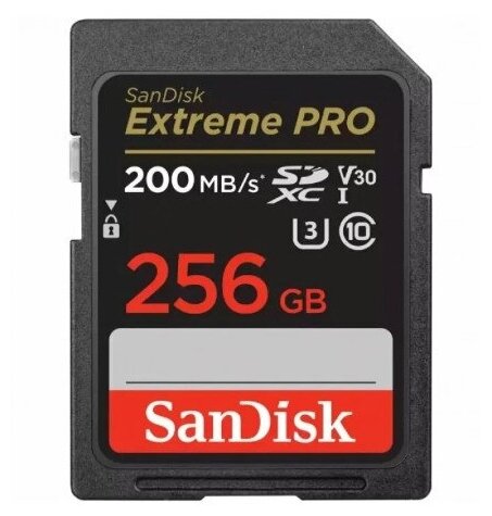 Карта памяти SanDisk Extreme Pro SD UHS-I Class 10 256Gb (SDSDXXD-256G-GN4IN)