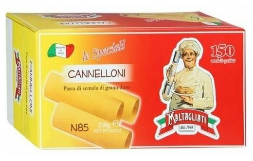 Maltagliati Макаронные изделия Cannelloni, 250 г, 3 шт - фотография № 2