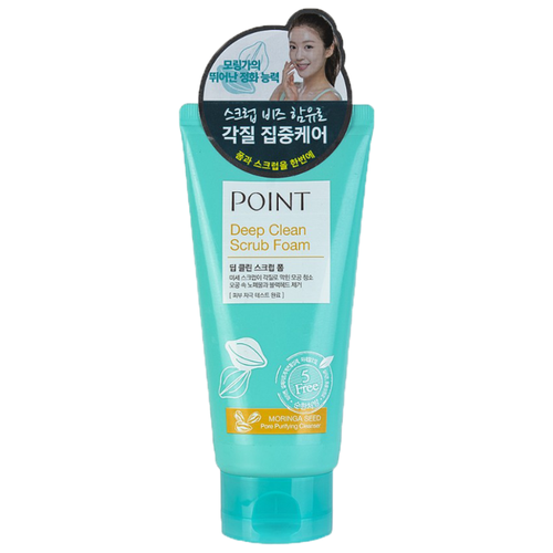 Point пенка-скраб для лица Deep Clean Scrub Foam глубокое очищение 150 г