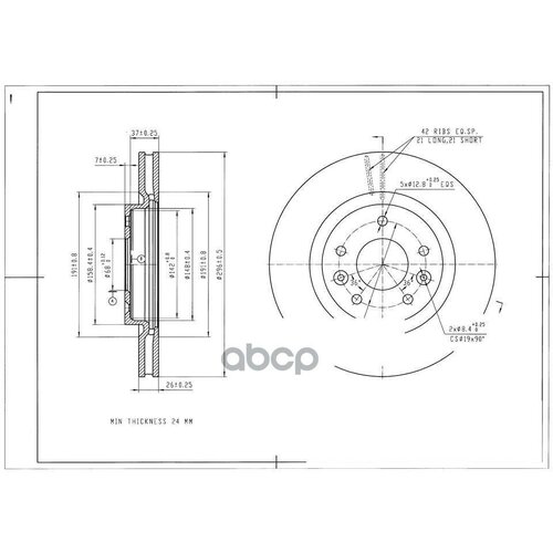 Диск Тормозной Avantech AVANTECH арт. BR3011S