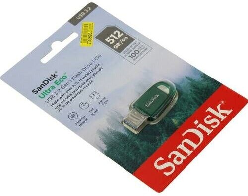 Флешка Sandisk Ultra Eco SDCZ96-512G-G46 512 Гб Green