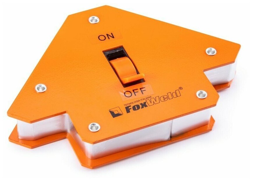 Магнитный угольник для сварки отключаемый 3 угла- FoxWeld SHIFT-4 до 13 кг.