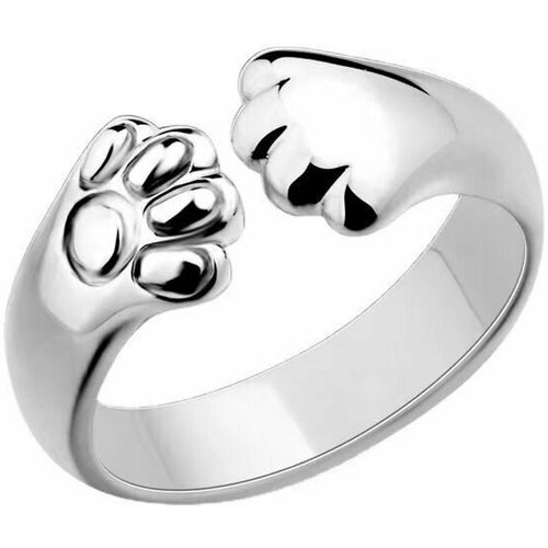 фото Кольцо lero, бижутерный сплав, серебрение