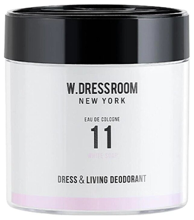 Ароматизатор гелевый для гардероба № 11 | W.Dressroom Dress & Living Deodorant № 11 White Soap 110g