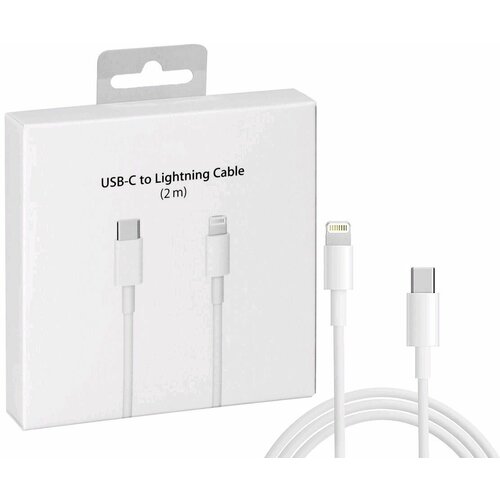 Кабель Type -C на lighting 20w (2 метра) кабель choetech с usb c thunderbolt 3 на displayport 1 8 м xcp 1801 черный