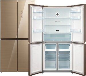 БИРЮСА Холодильник Бирюса CD 466 GG бежевый (трехкамерный)