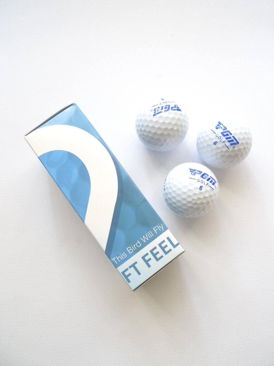Мячи для гольфа PGM Soft Feel (3 мяча) - фотография № 1