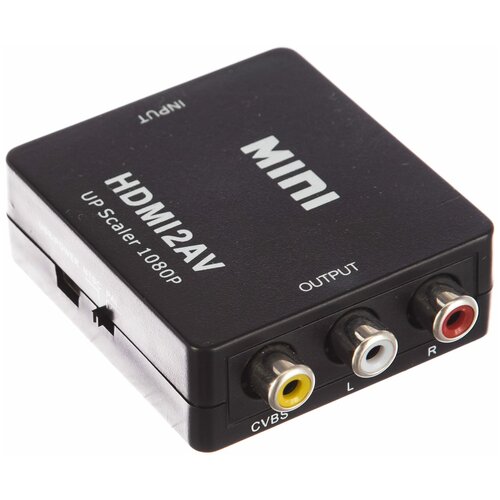 конвертер cablexpert dsc hdmi dp w 0 15 м white HDMI->RCA конвертер Cablexpert DSC-HDMI-CVBS-001