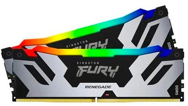 Модуль памяти Kingston Fury Renegade RGB XMP DDR5 DIMM 6000MHz PC-48000 CL32 - 64Gb (2x32Gb) KF560C32RSAK2-64