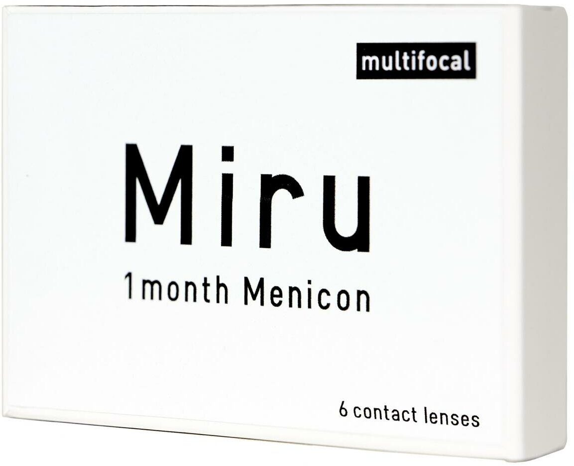 Мультифокальные линзы Menicon Miru Multifocal 6 линз R 8.6 SPH -0.50 Аддидация LOW (+1.00)