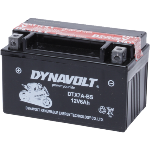 Аккумулятор Dynavolt DTX7A-BS, 12V, AGM