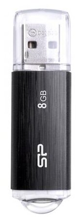Флешка Silicon power Ultima U02 SP008GBUF2U02V1K 8 Гб Black