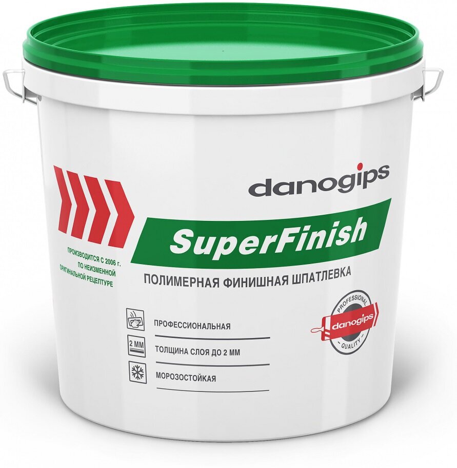 DANOGIPS SUPER FINISH шпаклевка универсальная (3л)