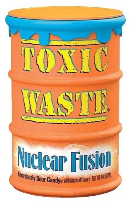 Леденцы Toxic Waste Оранжевая банка, 42 г