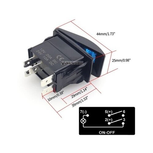 Купить Кнопка включения камеры заднего вида REVERSE CAMERA RED - цена ...