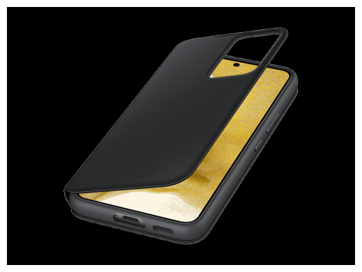 Чехол-книжка Samsung EF-ZS901CBEGRU для Galaxy S22, черный - фото №12