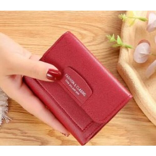 фото Кошелек forever young, фактура матовая, красный